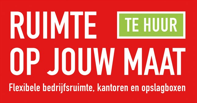 Te Huur ruimte op jouw maat